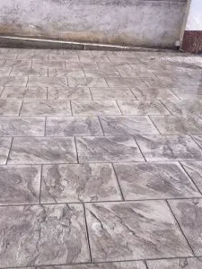 Suelo estampado